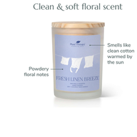 Thumbnail for Fresh Linen Breeze Naturally Scented Candle