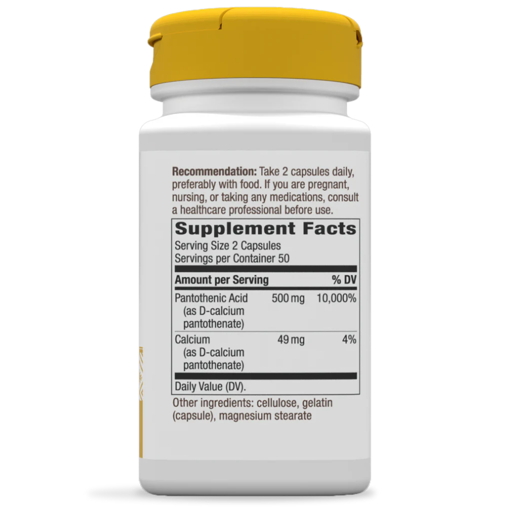 Ácido pantoténico Vitamina B5