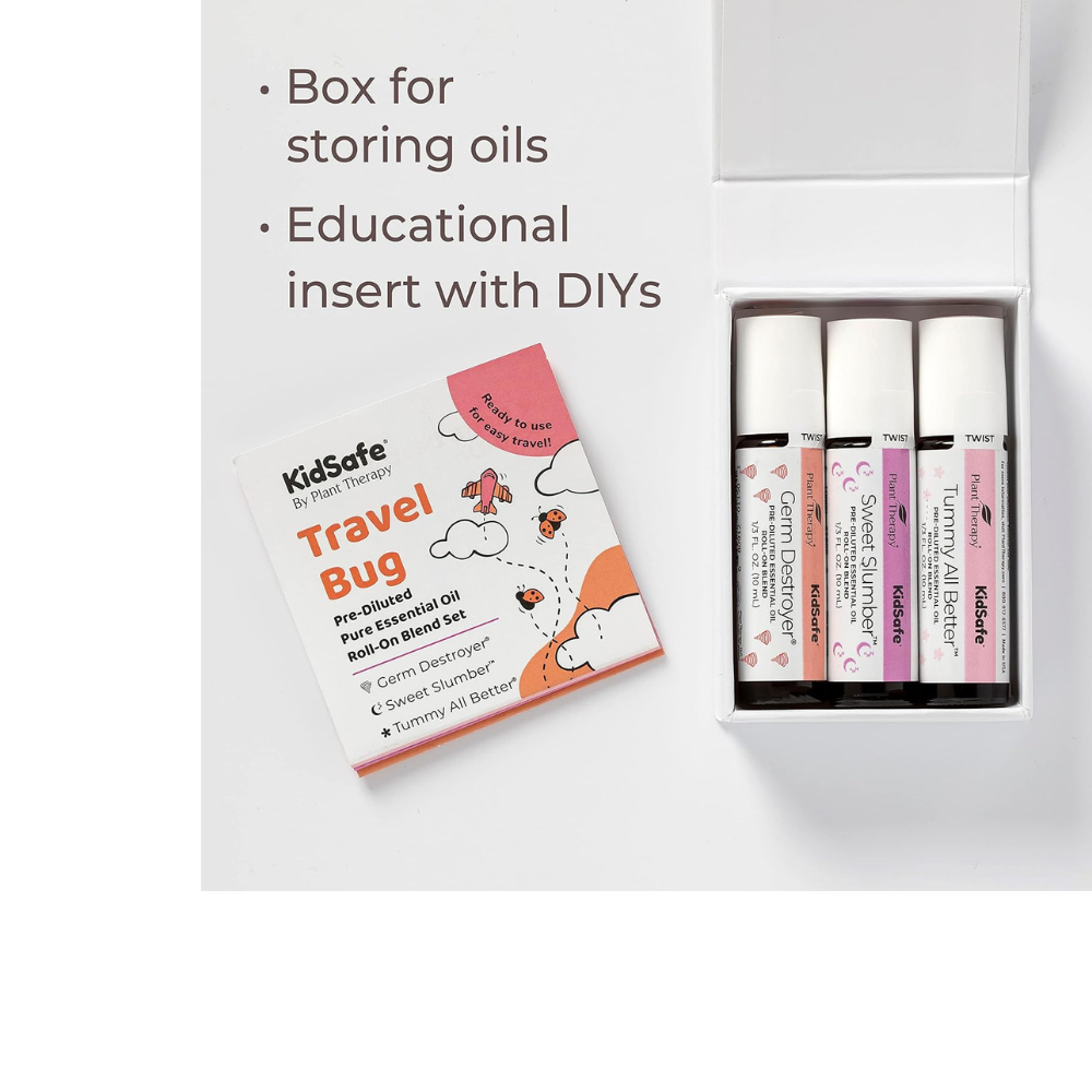 Travel KidSafe Pre-Diluted Pure Essential Oil Roll-On Blend Set