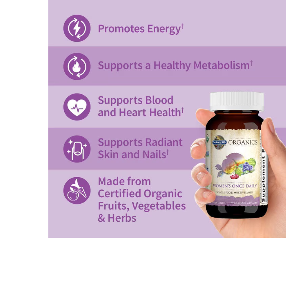 Organics Women's Once Daily Tablets