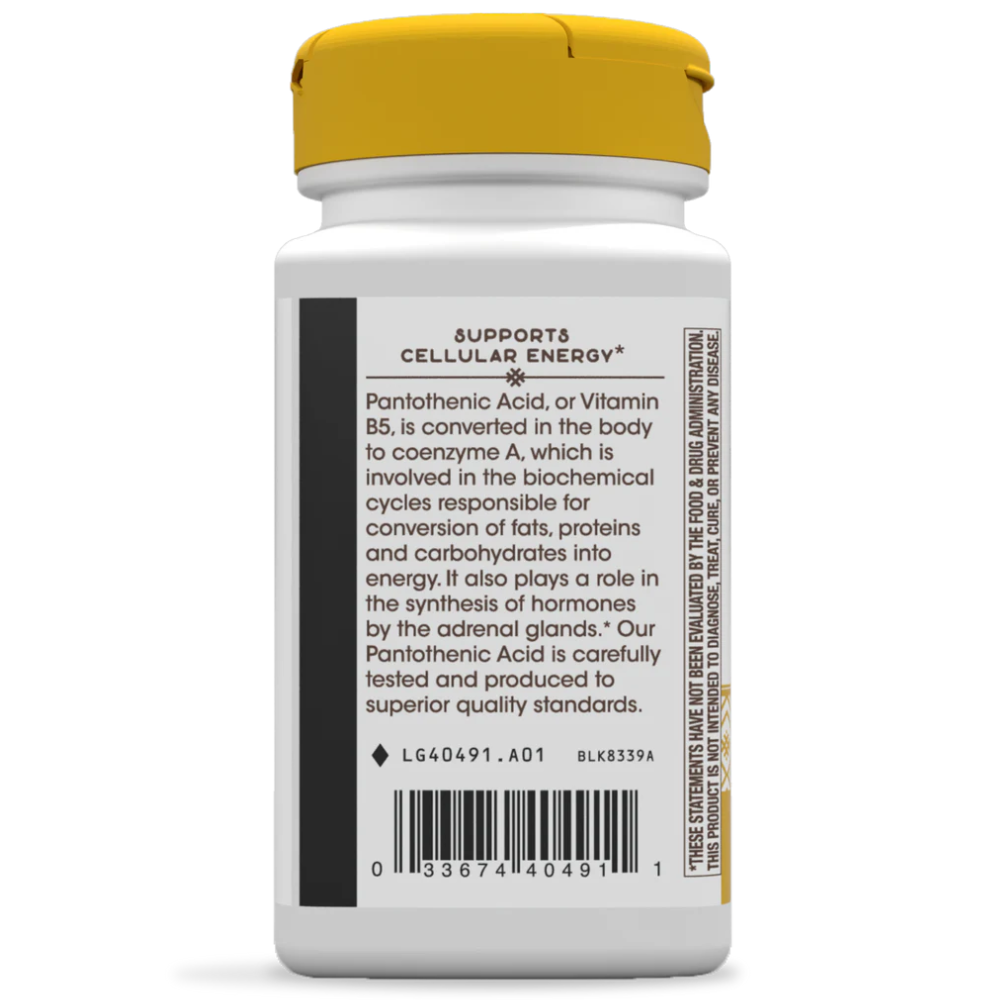 Ácido pantoténico Vitamina B5
