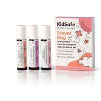 Thumbnail for Travel KidSafe Pre-Diluted Pure Essential Oil Roll-On Blend Set