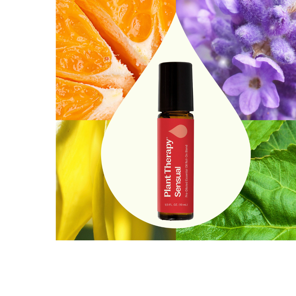 Mezcla de aceites esenciales sensual pre-diluidos en roll-on