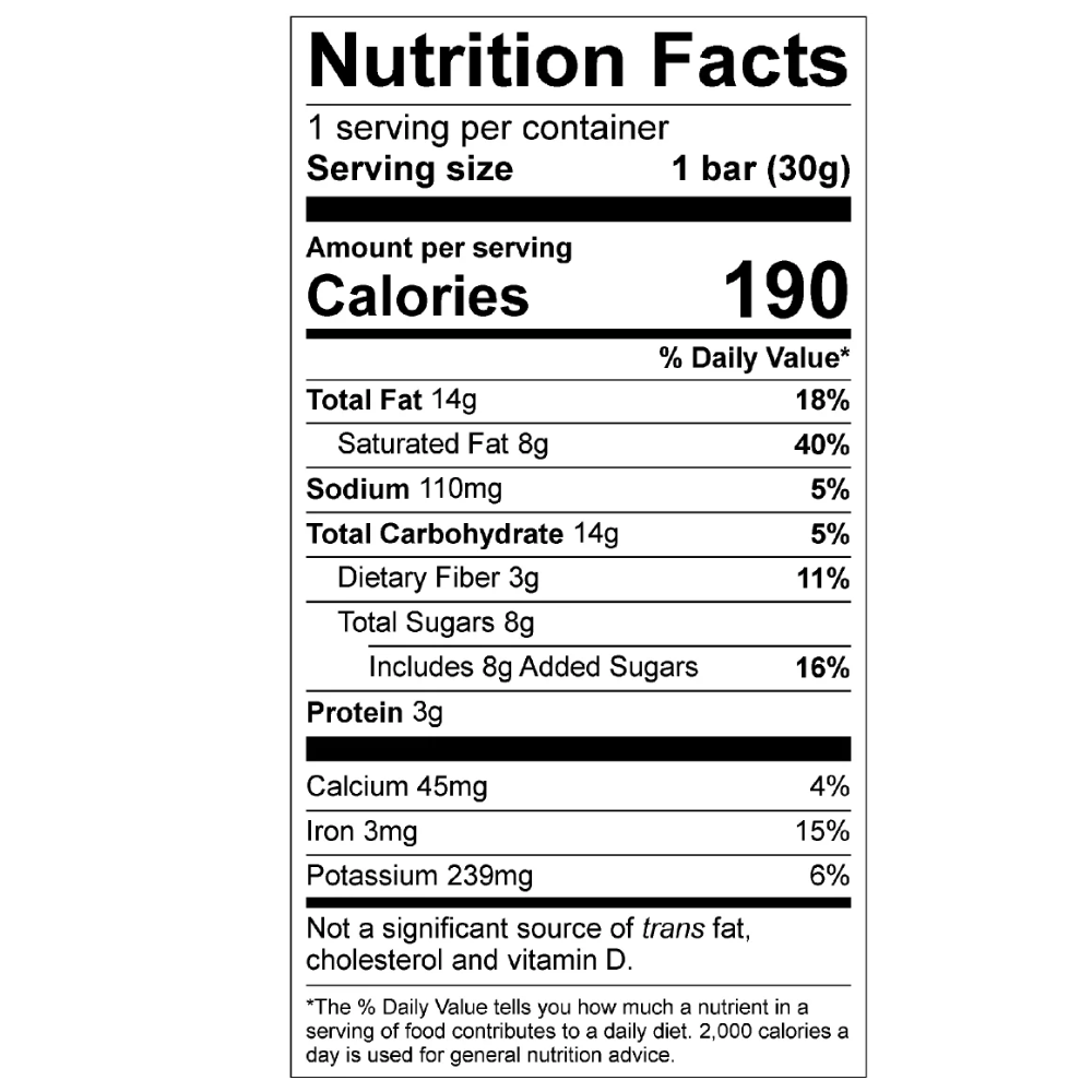 Organic Salty Dark Chocolate Bar