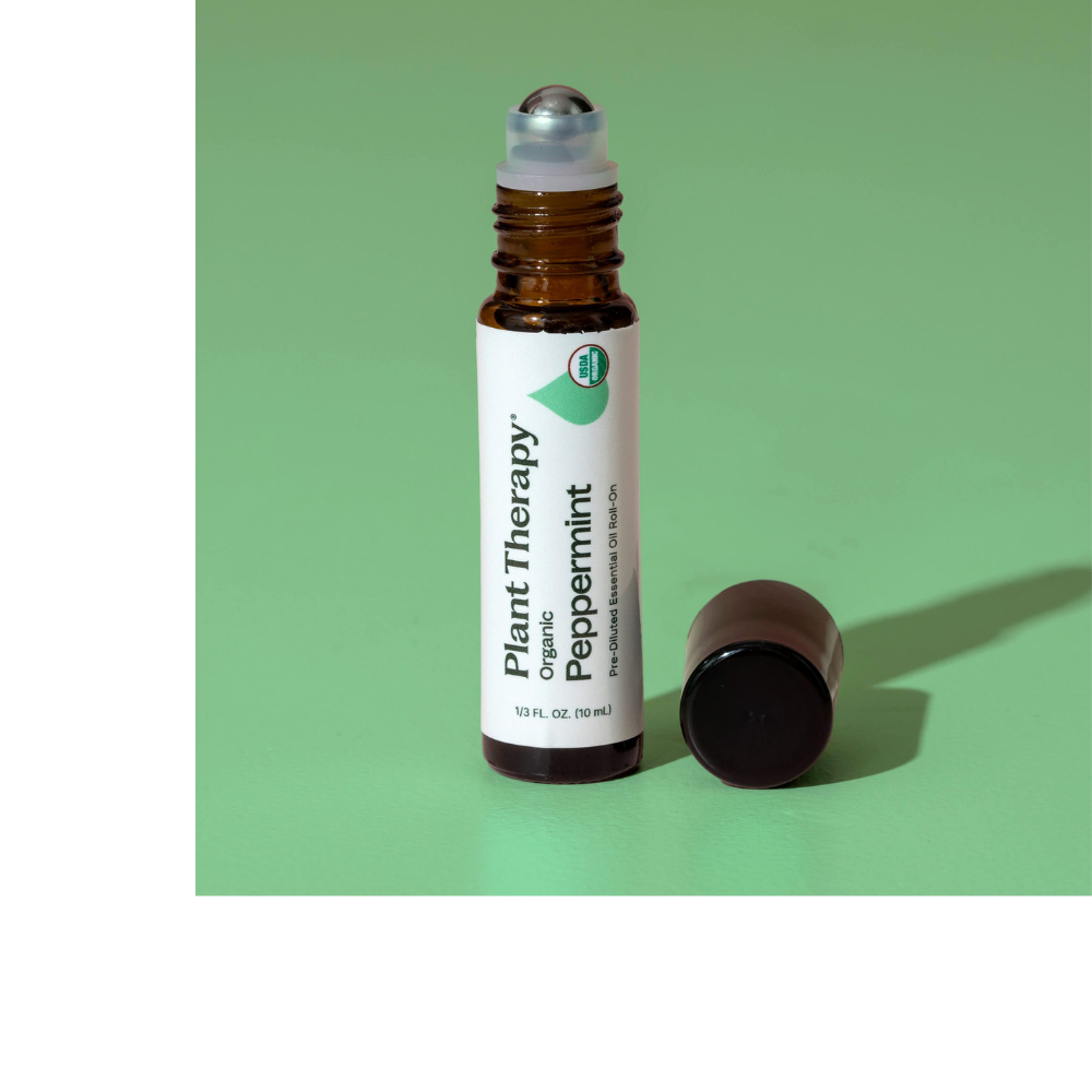 Organic Peppermint Essential Oil Pre-Diluted Roll-On