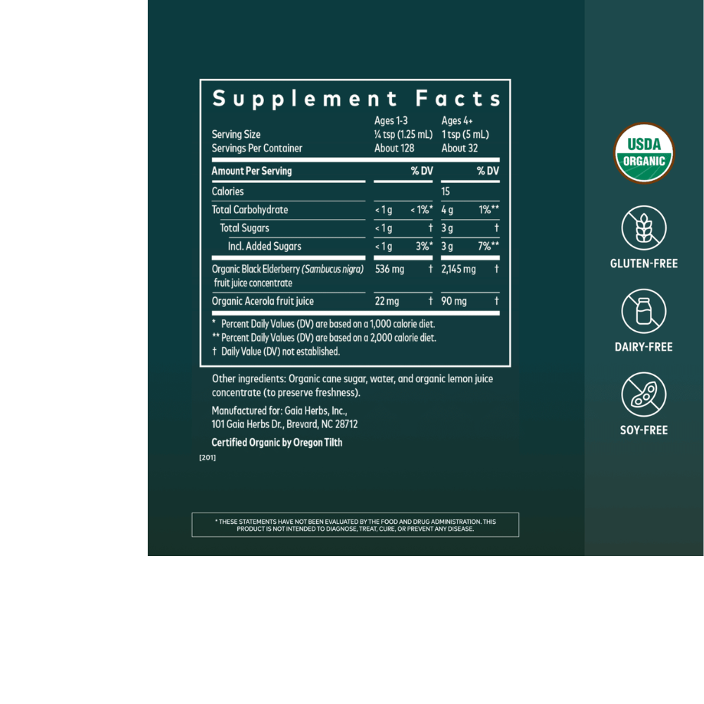 Black Elderberry Syrup Extra Strength