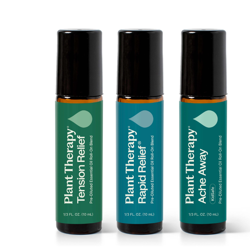Pain Support Essential Oil Blend Roll On Set