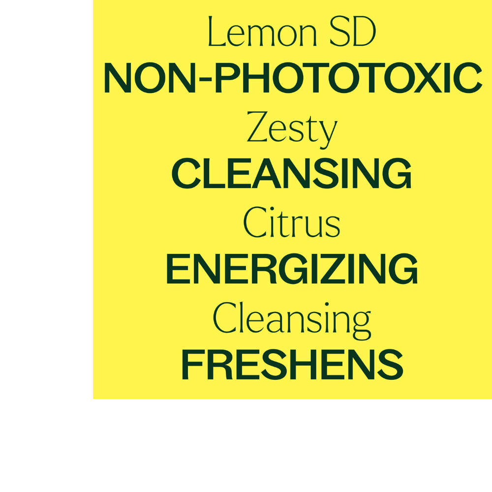 Lemon Steam Distilled Essential Oil