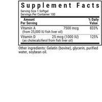 Thumbnail for VITAMIN A & D3 7500 mcg / 25 mcg