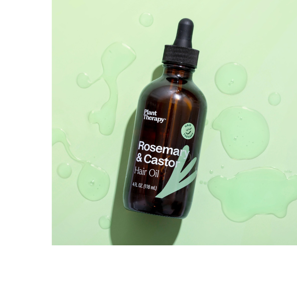 Aceite capilar de romero y ricino