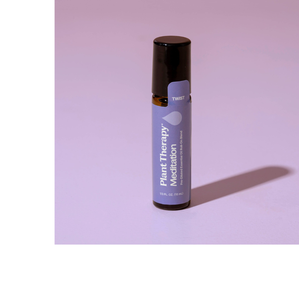 Mezcla de aceites esenciales para meditación con roll-on prediluido