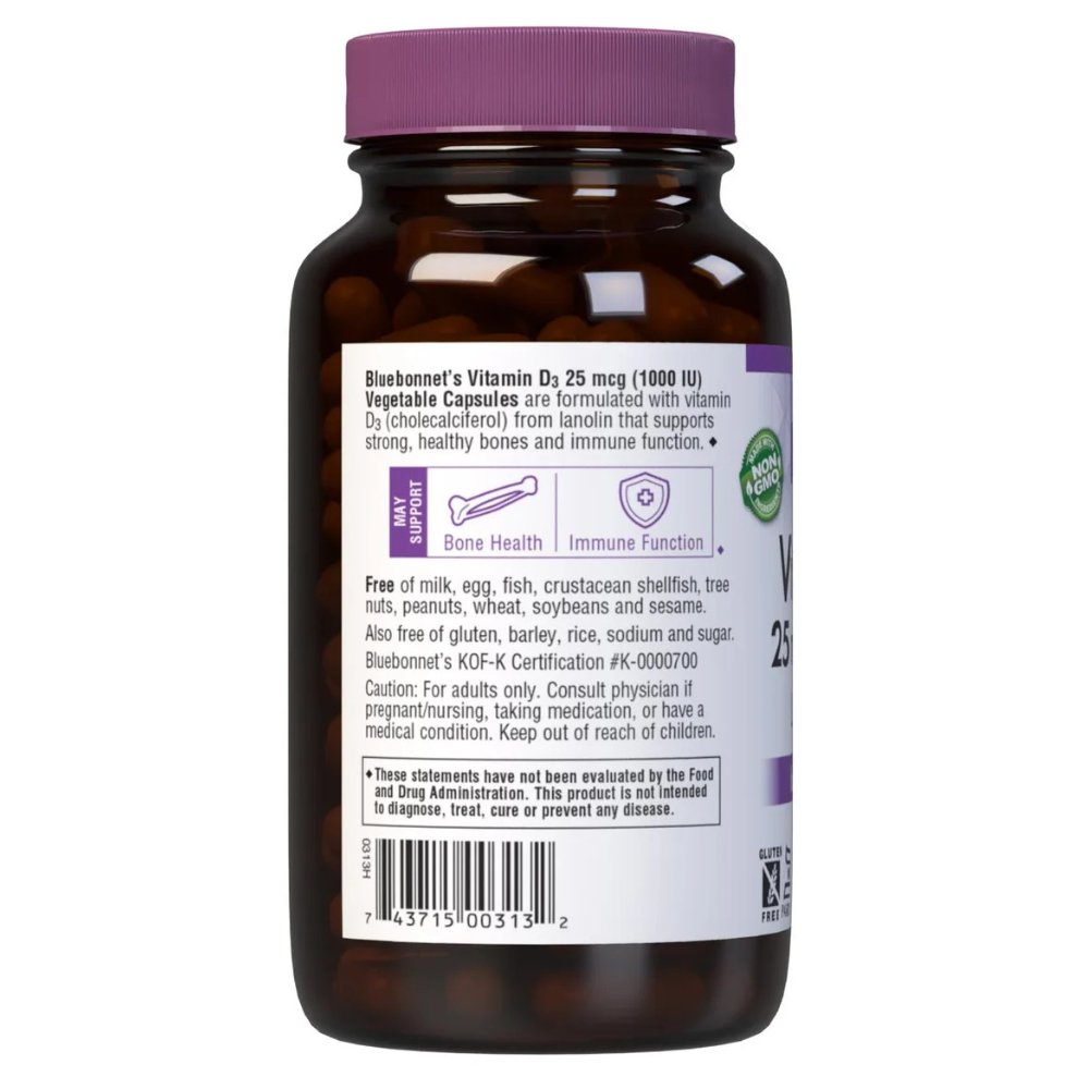 VITAMIN D3 25 mcg 1000 IU