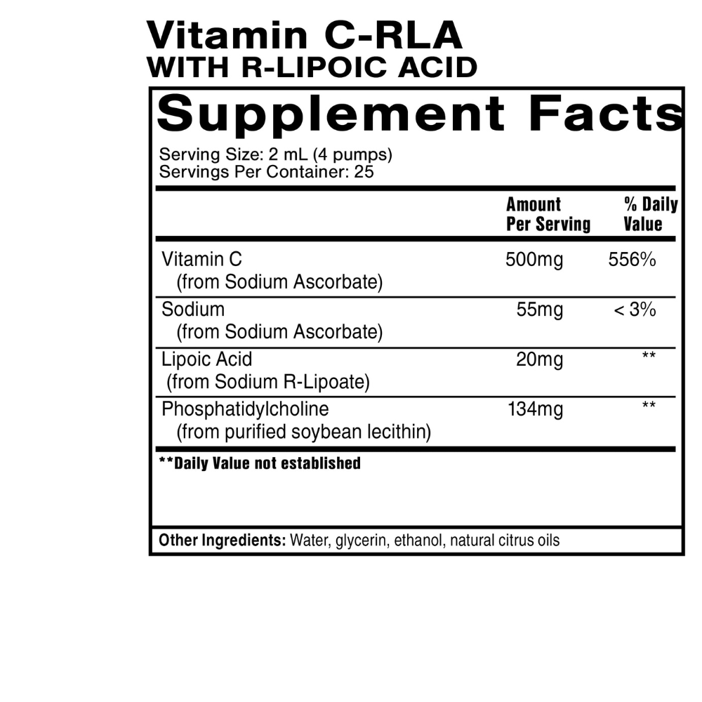 Vitamin C R-Lipoic Acid Liposomal