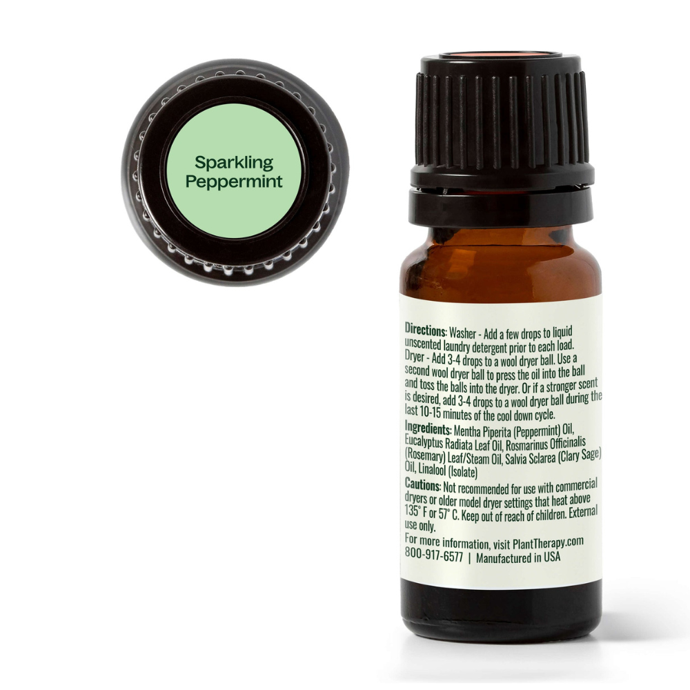 Sparkling Peppermint Laundry Essential Oil Blend
