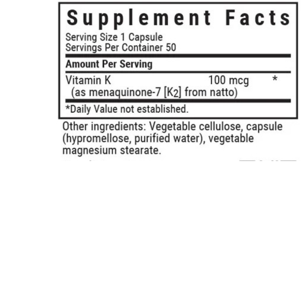 VITAMIN K2 100 mcg