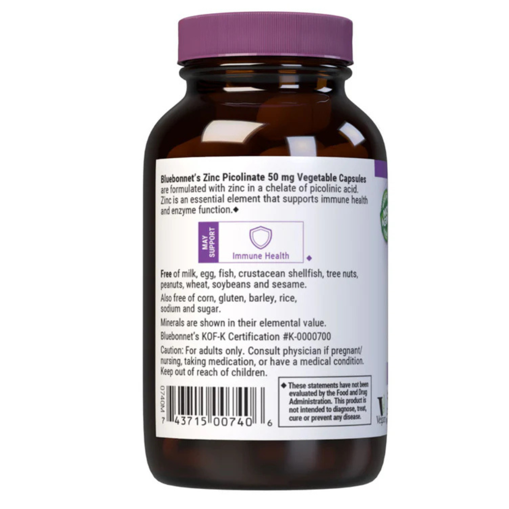 PICOLINATO DE ZINC 50 mg