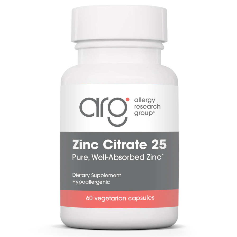 Citrato de zinc 25 mg