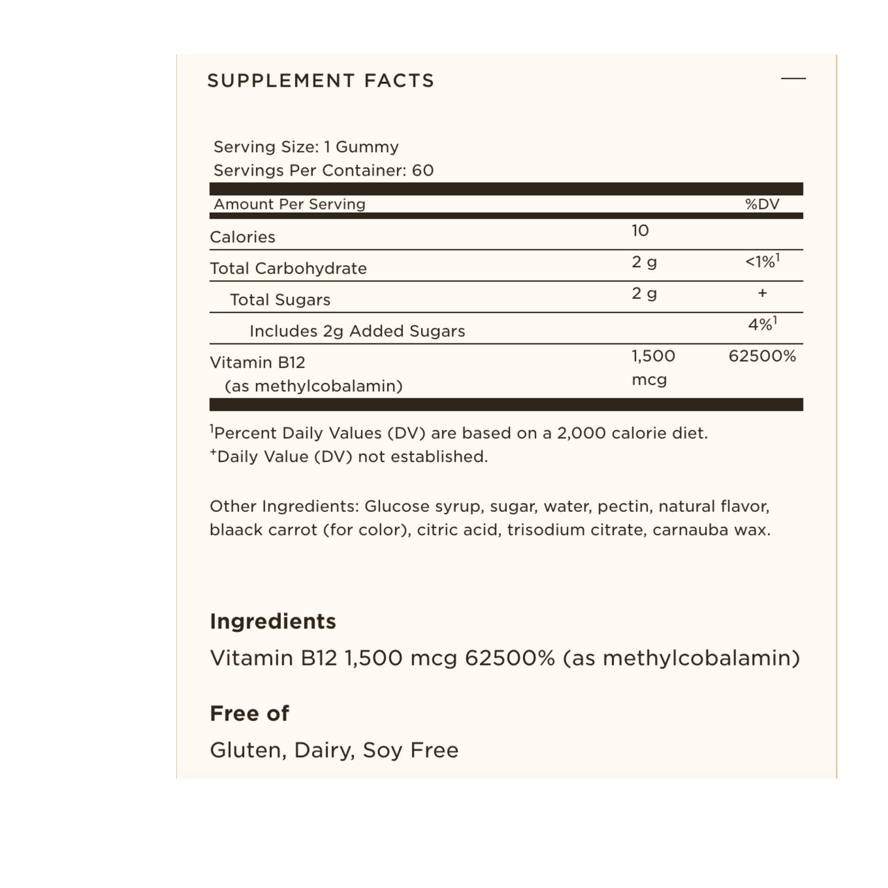 Ultra Potency Vitamin B12 Raspberry Gummies