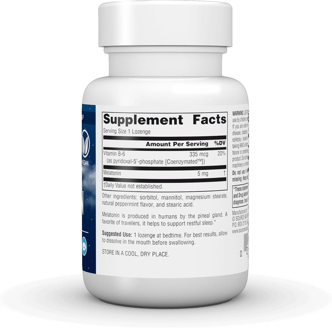 MELATONIN 5MG PEPPERMINT