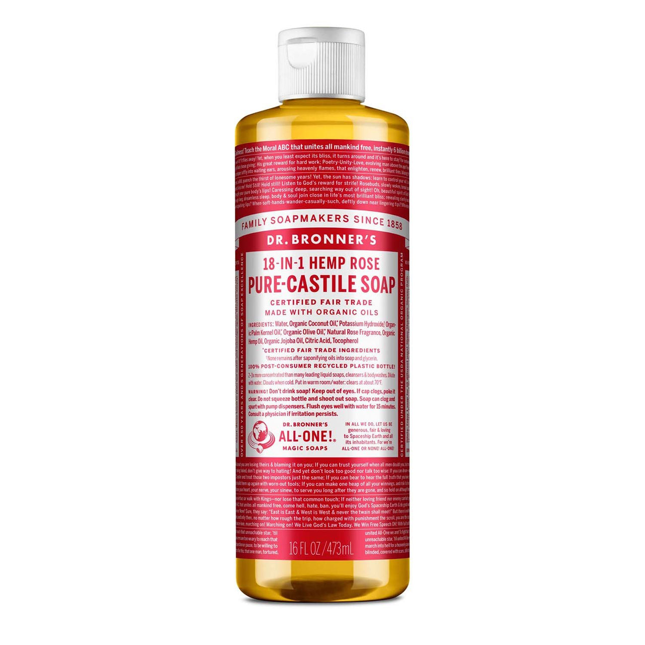 Jabón Líquido de Castilla Puro Rosa