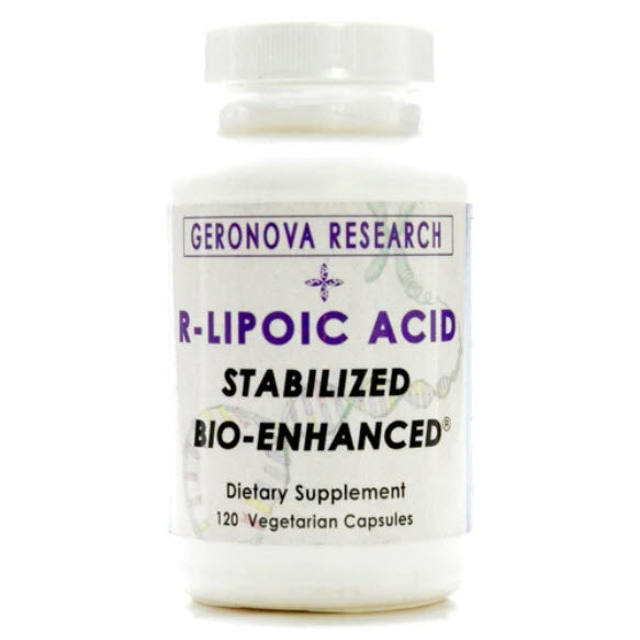 Bio-Enhanced R-Lipoic Acid 300mg - Geronova Research