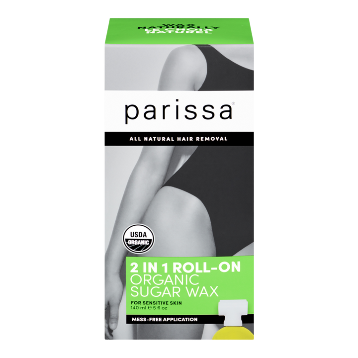 Cera Depilatoria Orgánica en Roll-On 2 en 1
