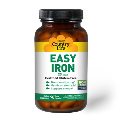 Easy Iron 25 mg - Country Life