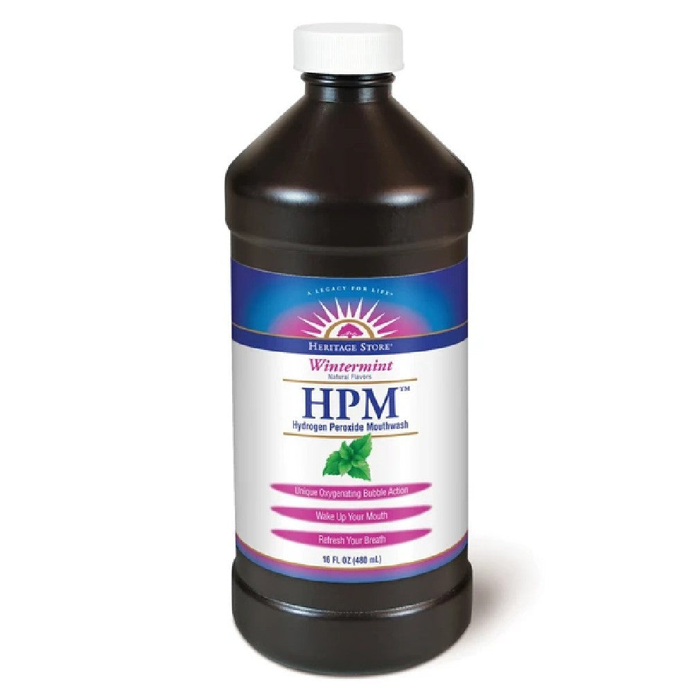 Enjuague bucal de peróxido de hidrógeno, menta de invierno