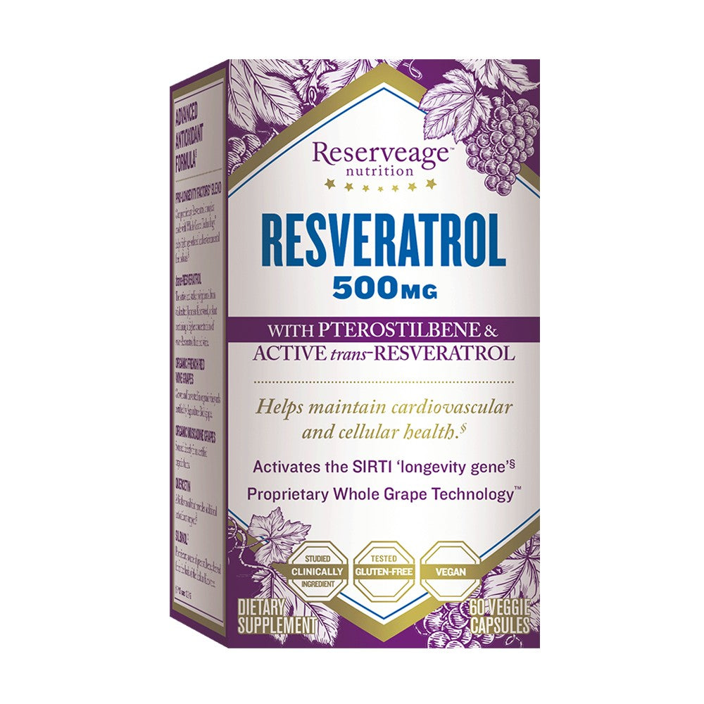 Resveratrol con Pterostilbeno 500 mg