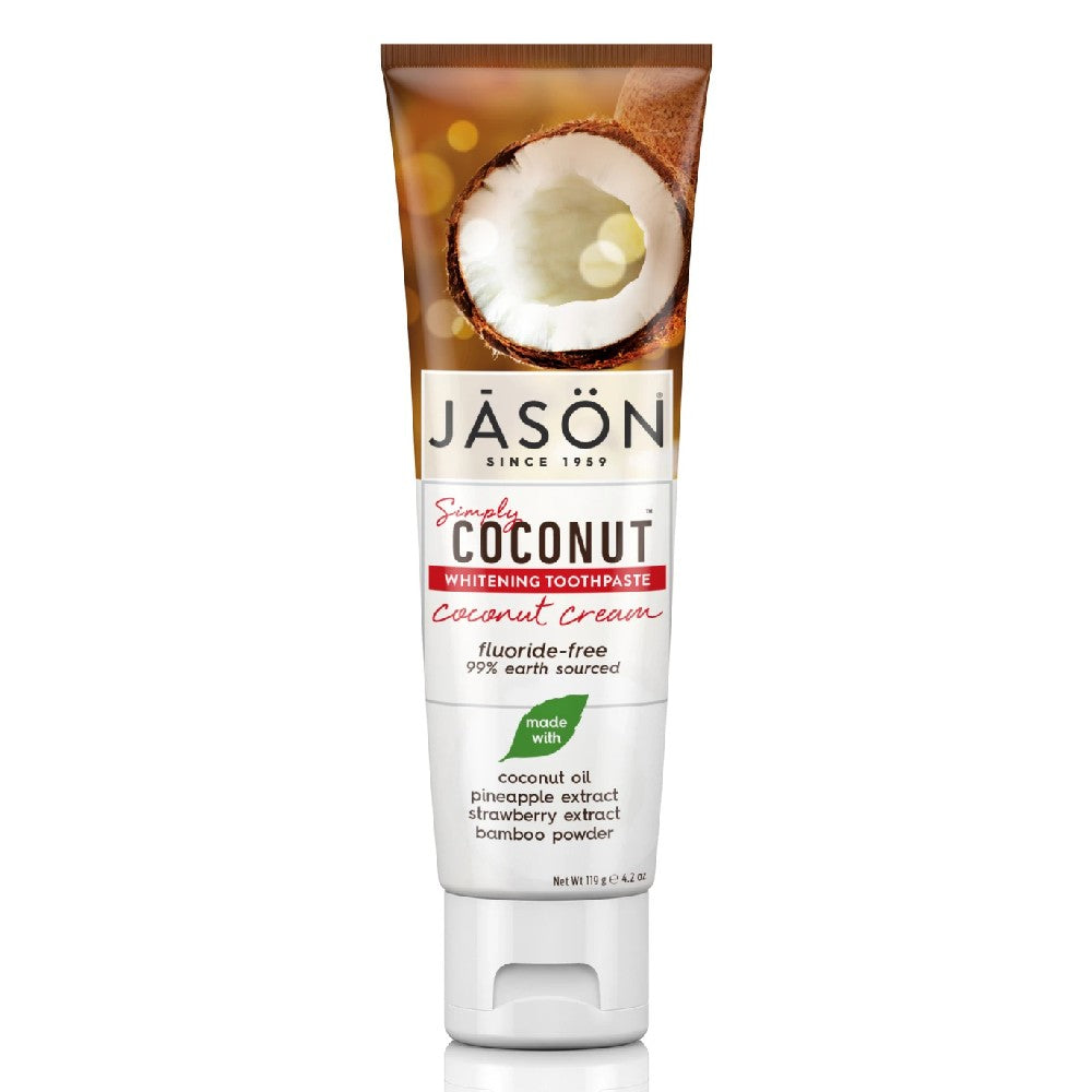 Crema dental blanqueadora Simply Coconut Sabor coco