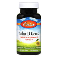 Thumbnail for Solar D Gem 2,000 IU (50 mcg) - Carlson