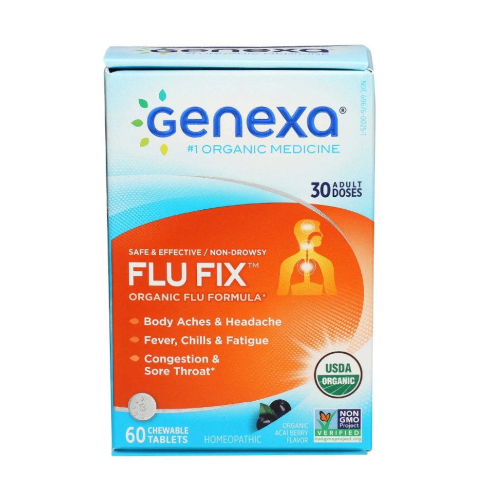 Tableta Masticable Flu Fix Baya Acai Orgánica