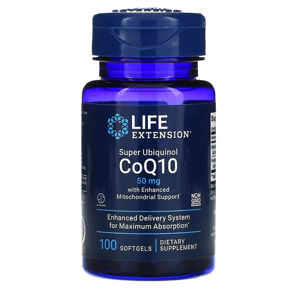 Super Ubiquinol CoQ10 con soporte mitocondrial mejorado