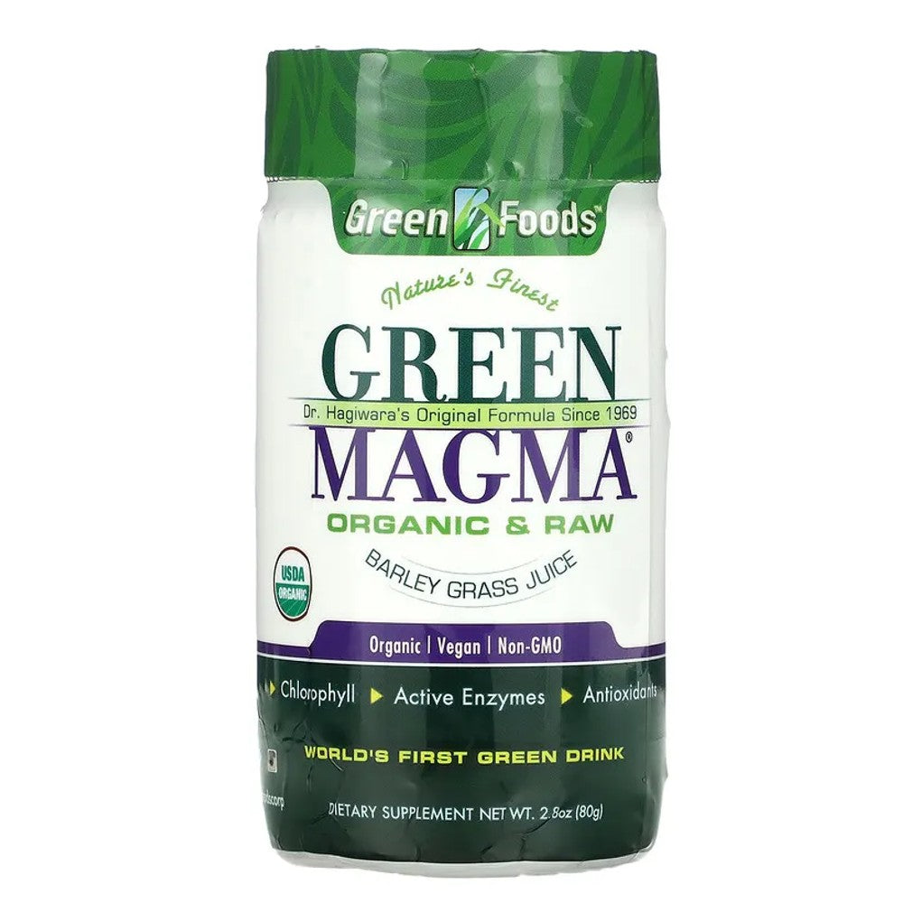 Green Magma, zumo en polvo de hierba de cebada