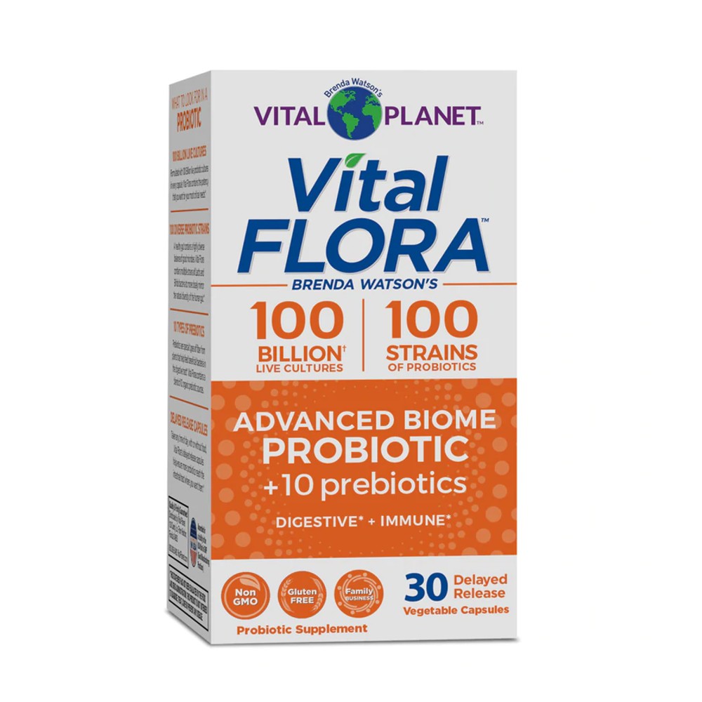 Vital Flora Advanced Biome Probiótico + 10 Probióticos 30
