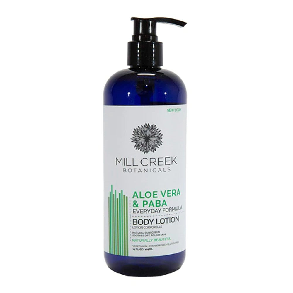 Loción corporal de aloe vera y PABA