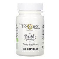 Thumbnail for D3-50, Cholecalciferol - Bio Tech