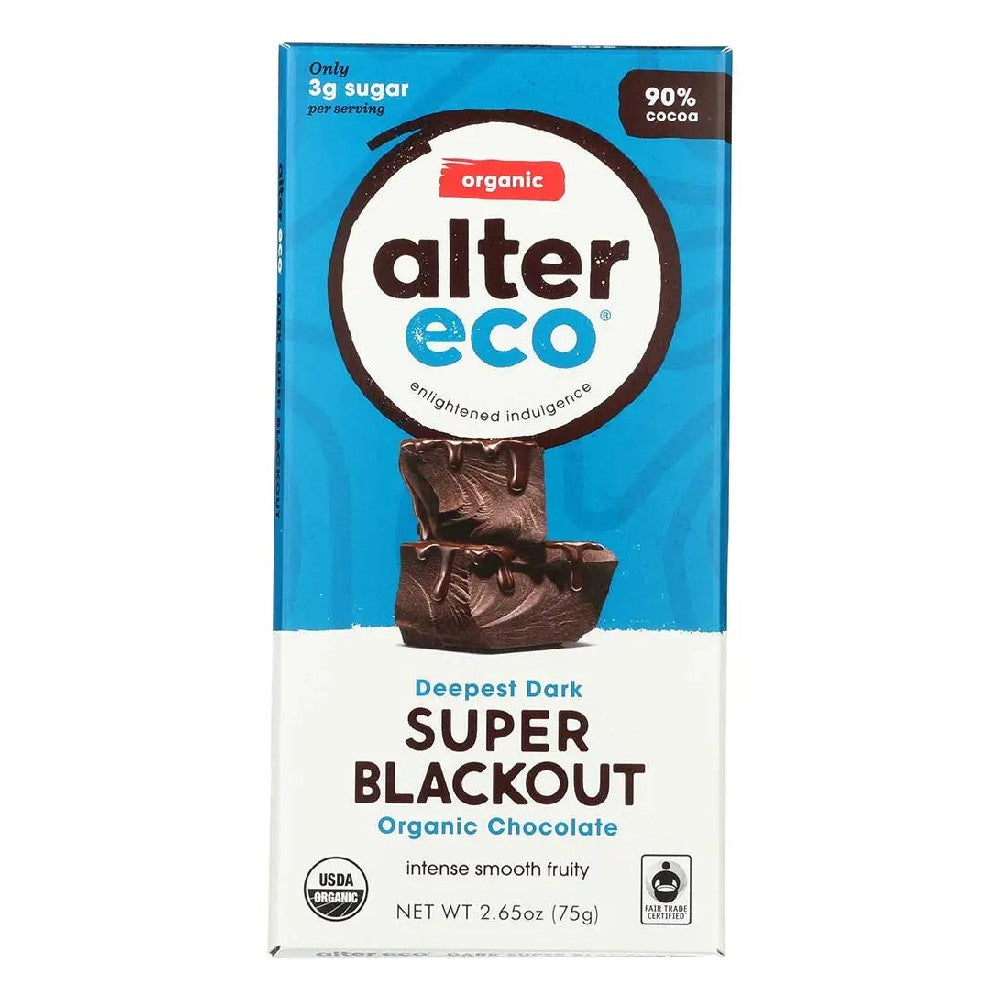 Dark Blackout Organic Chocolate 85% Cocoa - Alter Eco