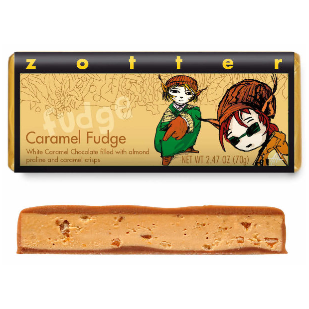 Caramel Fudge White Chocolate - Zotter