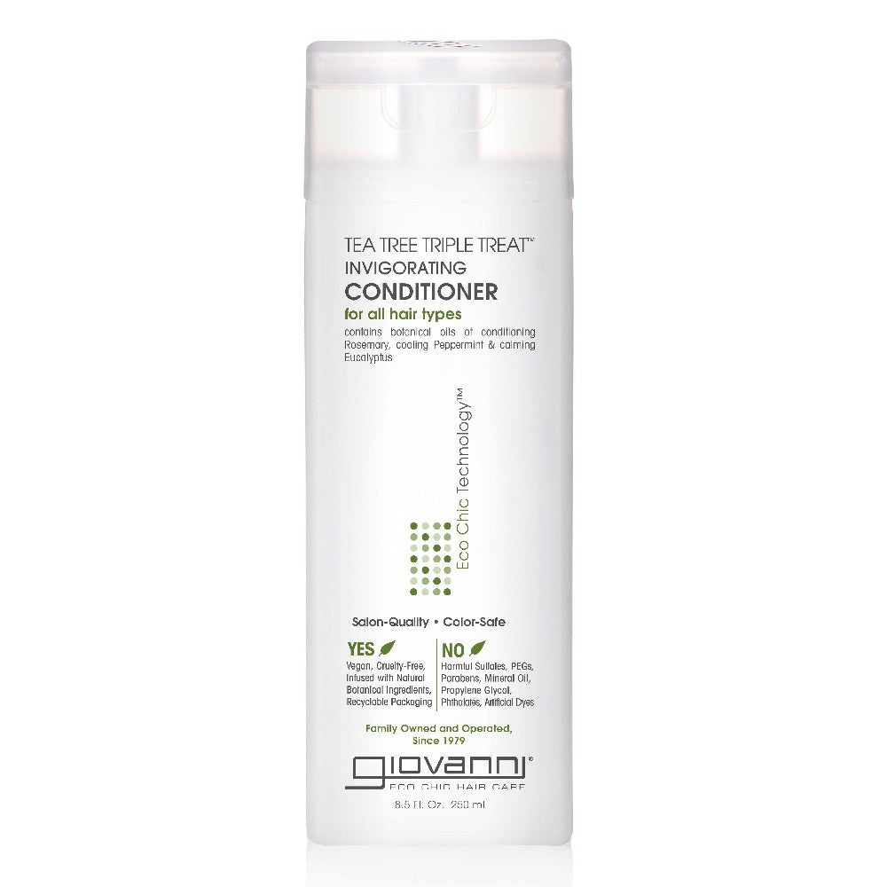 Tea Tree Triple Treat Invigorating Conditioner - Giovanni Hair Care