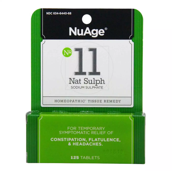 No. 11 Natrum Sulph - NuAge