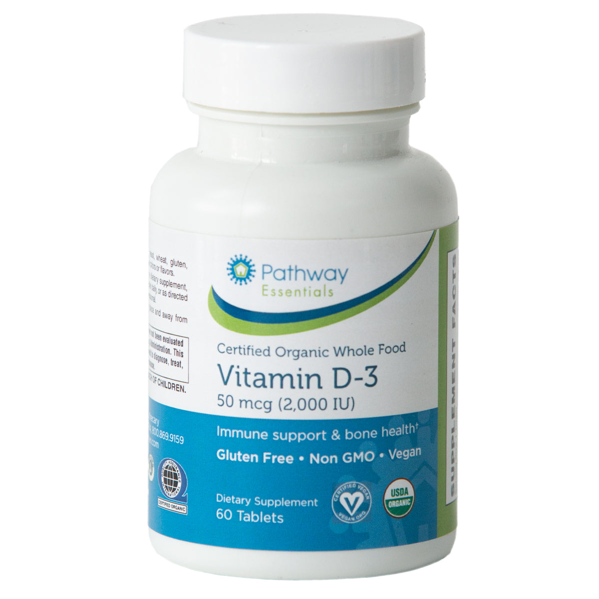 Vitamina D3 de Alimentos Integrales Orgánicos Certificados